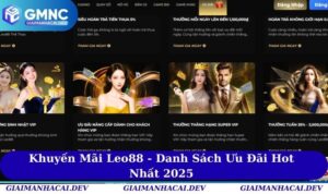 Khuyến Mãi Leo88 - Danh Sách Ưu Đãi Hot Nhất 2025