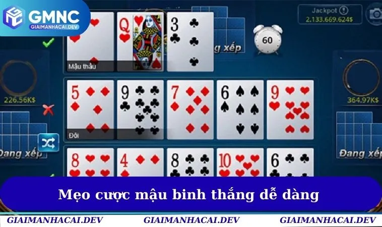 Cách Chơi Mậu Binh - Giới Thiệu Luật Cược Cơ Bản 2025 3 Mẹo cược mậu binh thắng dễ dàng