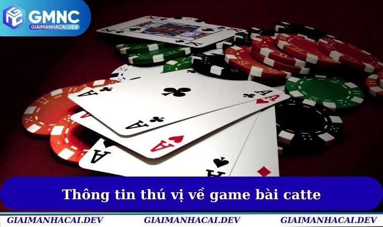 Cách Chơi Catte - Hướng Dẫn Tham Gia Cho Newbie Cực Chuẩn 1 Thông tin thú vị về game bài catte